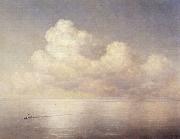 Ivan Aivazovsky Wolken uber dem Meer, Windstille oil on canvas